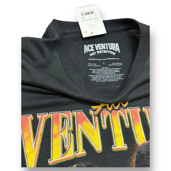 Ace Ventura Pet Detective Movie Graphic T-shirt Men L Black Short Sleeve - Picture 5 of 8